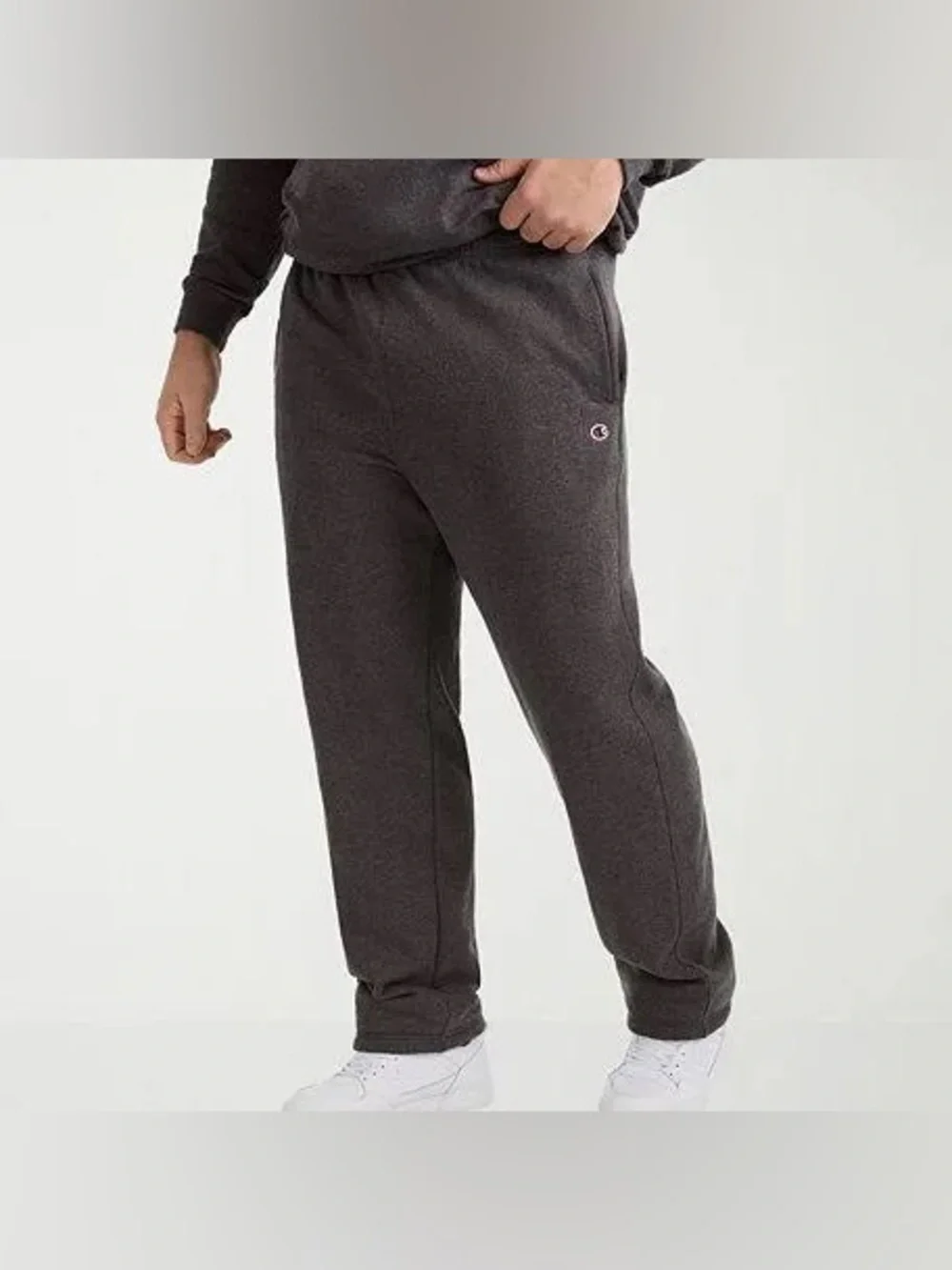 Champion Men's Dark Charcoal Heather Jogger Sweatpants Size Medium